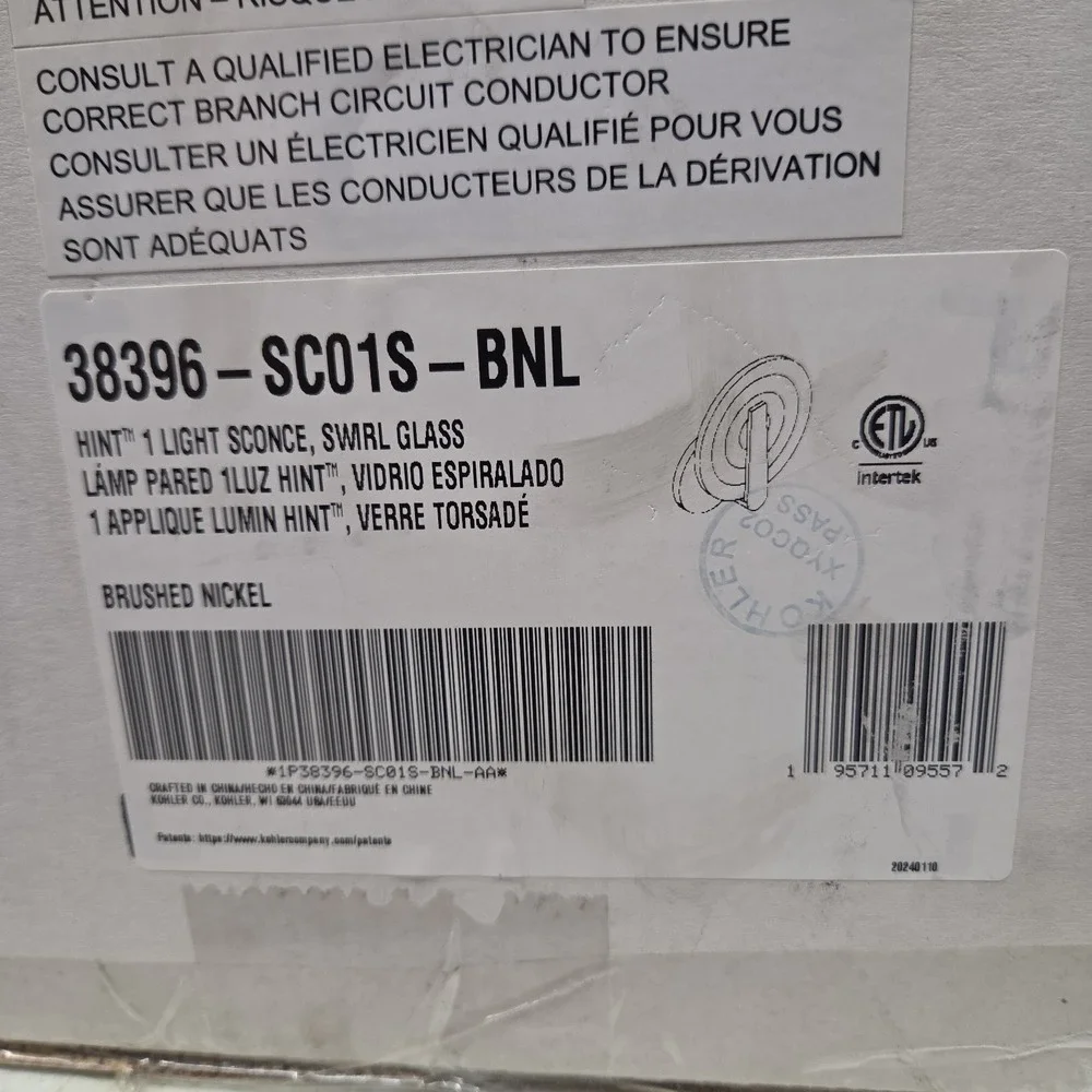 Kohler Lighting 38396-SC01S Hint 11